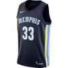 Image of Marc Gasol Memphis Grizzlies Navy Swingman Jersey 2018 - 2019