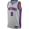 Image of Andre Drummond Detroit Pistons Silver Swingman Jersey 2018 - 2019