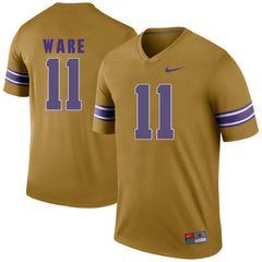 LSU Spencer Ware 11 Gridiron Gold Jersey 2018 - 2019