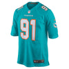 Image of Miami Dolphins Cameron Wake Aqua Jersey 2018 - 2019