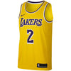 Image of Lonzo Ball Los Angeles Lakers Gold Swingman Jersey 2018 - 2019