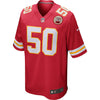 Image of Justin Houston Kansas City Chiefs Game Jersey - Red