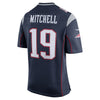 Image of Malcolm Mitchell New England Patriots Navy Super Bowl LI Bound Game Jersey 2019