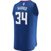 Image of Tobias Harris LA Clippers Branded Fast Break Player Jersey Royal - Icon Edition