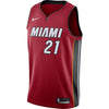 Image of Hassan Whiteside Miami Heat Swingman Jersey - Statement Edition – Red