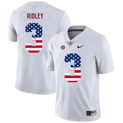 Calvin Ridley 3 White Alabama Crimson Tide Jersey 2018 - 2019