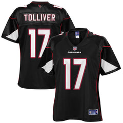 Jalen Tolliver Arizona Cardinals Pro Line Women's Player Jersey – Black 2018/2019