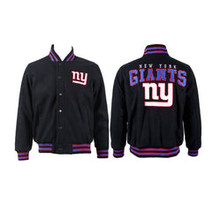 New York Giants Black Bomber Hoodie 2018 - 2019