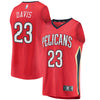 Image of Anthony Davis New Orleans Pelicans Branded Fast Break Jersey Red - Statement Edition