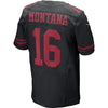 Image of Joe Montana San Francisco 49ers Retired Player Elite Jersey - Black 2018/2019