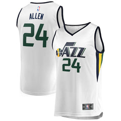 Grayson Allen Utah Jazz Branded Fast Break Jersey White - Association Edition