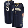 Image of Trevon Bluiett New Orleans Pelicans Branded Fast Break Jersey - Icon Edition - Navy