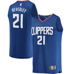 Patrick Beverley LA Clippers Branded Fast Break Jersey Blue - Icon Edition