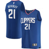 Image of Patrick Beverley LA Clippers Branded Fast Break Jersey Blue - Icon Edition