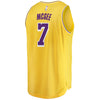 Image of JaVale McGee Los Angeles Lakers Branded Fast Break Jersey - Icon Edition - Gold