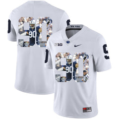 Penn State Garrett Sickels 90 White Jersey 2018 - 2019