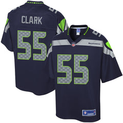 Men's Seattle Seahawks Frank Clark Pro Line Team Color Jersey 2018/2019