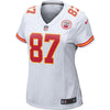 Image of Travis Kelce Kansas City Chiefs Women's Player Game Jersey  White