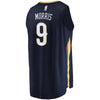 Image of Darius Morris New Orleans Pelicans Branded Fast Break Jersey - Icon Edition - Navy