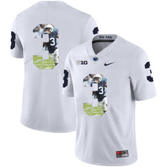 Penn State DeAndre Thompkins 3 White Jersey 2018 - 2019