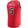 Image of Bobby Portis Chicago Bulls Branded Fast Break Road Player Jersey Red - Icon Edition