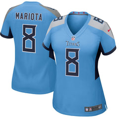 Marcus Mariota Tennessee Titans Women's New Game Jersey – Light Blue 2018/2019