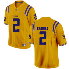 LSU Rueben Randle 2 Gold Jersey 2018 - 2019