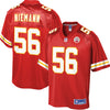 Image of Ben Niemann Kansas City Chiefs NFL Pro Line Player Jersey  Red