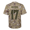 Image of Philip Rivers Los Angeles Chargers Salute to Service Game Jersey - Camo