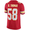 Image of Derrick Thomas Kansas City Chiefs Retired Player Vapor Untouchable Limited Throwback Jersey - Red