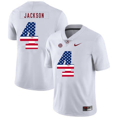 Eddie Jackson 4 White Alabama Crimson Tide Jersey 2018 - 2019