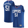 Image of Boban Marjanovic LA Clippers Branded Fast Break Player Jersey Royal - Icon Edition