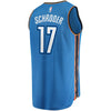 Image of Dennis Schroder Oklahoma City Thunder Branded Fast Break Jersey - Icon Edition - Blue