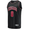 Image of Zach LaVine Chicago Bulls Branded Fast Break Jersey Black - Statement Edition