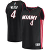 Image of Briante Weber Miami Heat Branded Fast Break Jersey - Icon Edition - Black