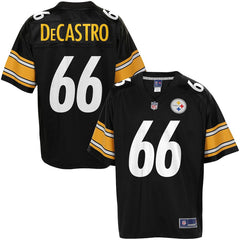 Pro Line Men's Pittsburgh Steelers David Decastro Team Color Jersey 2018/2019