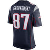 Image of Rob Gronkowski New England Patriots Navy Super Bowl LII Bound Game Jersey 2019