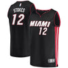 Image of Jarnell Stokes Miami Heat Branded Fast Break Jersey - Icon Edition - Black