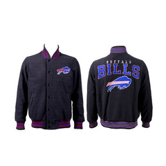 Buffalo Bills Navy Bomber Hoodie 2018 - 2019