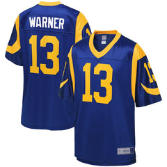 Kurt Warner St. Louis Rams NFL Pro Line Retired Player Jersey  Royal