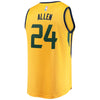 Image of Grayson Allen Utah Jazz Branded Fast Break Player Jersey - Statement Edition - Gold