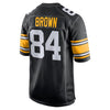 Image of Antonio Brown Pittsburgh Steelers Game Jersey - Black 2018/2019