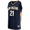 Image of Darius Miller New Orleans Pelicans Branded Fast Break Player Jersey - Icon Edition – Navy