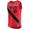 Image of Zach Collins Portland Trail Blazers Branded Fast Break Player Jersey - Statement Edition - Red