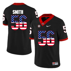 Garrison Smith 56 Black Georgia Tech Jersey 2018 - 2019