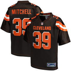 Terrance Mitchell Cleveland Browns Pro Line Player Jersey – Brown 2018/2019