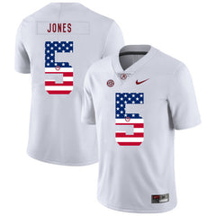 Cyrus Jones 5 White Alabama Crimson Tide Jersey 2018 - 2019