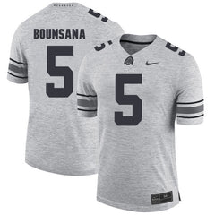 Ohio State BOUNSANA 5 Gray Jersey 2018 - 2019