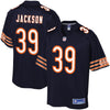 Image of Eddie Jackson Chicago Bears Pro Line Player Jersey - Navy 2018/2019