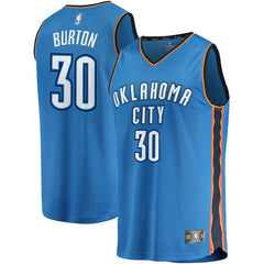 Deonte Burton Oklahoma City Thunder Branded Fast Break Jersey - Icon Edition - Blue